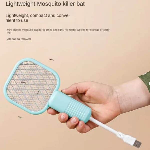 Usb Mini Electric Mosquito Racket Random Color